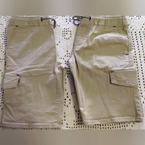 Wrangler Khaki Cargo shorts size S (6-7)       14-027